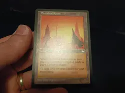 Magic The Gathering MTG Scorched Ruins Weatherlight Edition LP Vintage 1997 - Image 2