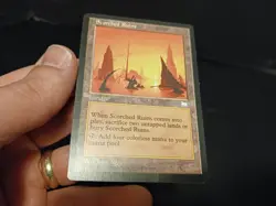 Magic The Gathering MTG Scorched Ruins Weatherlight Edition LP Vintage 1997 - Image 3