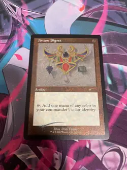 MTG - ARCANE SIGNET - FOIL ETCHED - RARE - NM - SECRET LAIR - Image 1