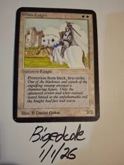 MTG Alpha White Knight - See Pics for Condition - bigedude - Image 1
