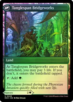 Bridgeworks Battle Tanglespan Bridgeworks FOIL 0249 Uncommon MH3 MTG - Image 2