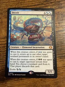 MTG Lorwyn Eclipsed Deceit Mythic! - Image 1