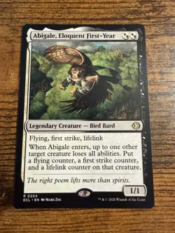 MTG Lorwyn Eclipsed Abigale Eloquent First-Year - Image 1