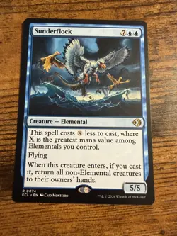 MTG Lorwyn Eclipsed Sunderflock - Image 1