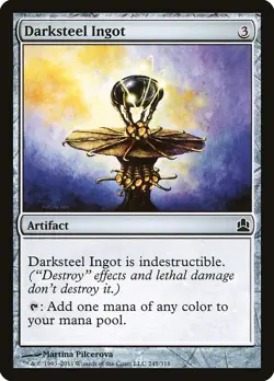 Darksteel Ingot 1x MtG Commander 2011 CMD SP/NM - Image 1