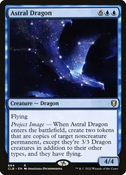 Astral Dragon Magic the Gathering Baldurs Gate Commander Legends MTG - Image 1