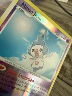 2007 Pokemon Mime Jr. 90/130 Reverse Holo LP Diamond and Pearl - Image 4