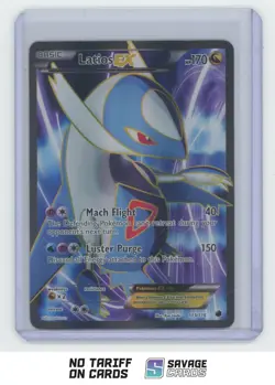 2013 Pokemon Black & White Plasma Freeze Full Art Latios EX #113/116 - Image 1