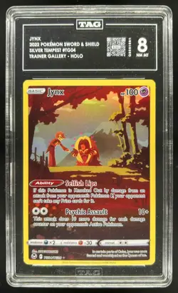 2022 Pokemon SWSH Silver Tempest Jynx Trainer Gallery Holo #TG04/TG30 TAG 8 - Image 1