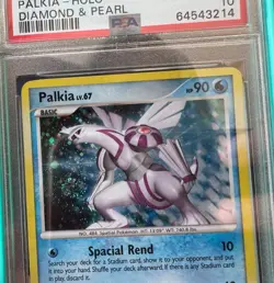 Palkia 11/130 Diamond and Pearl Holo PSA 10 low pop 9 Swirl - Image 2