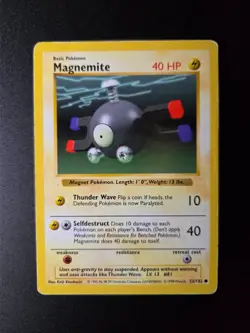 Magnemite [Shadowless] #53 Pokemon Base Set HP - Image 3