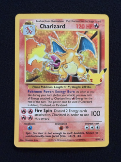 Pokemon TCG Charizard 4/102 Celebrations Classic Collection Holo Rare NM - Image 1