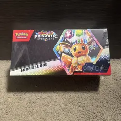 Pokemon - Scarlet & Violet Prismatic Evolutions Surprise Box - Sealed - Image 1