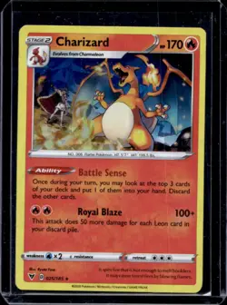2020 Pokemon SWSH Vivid Voltage Charizard Promos Holo #025/185 - Image 1