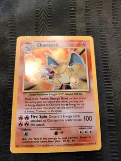Charizard 004/102 Base Set - Holo - Pokemon TCG - Vintage - Image 1