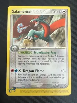 Pokemon TCG Salamence EX Dragon 19/97 Regular Rare DMG - Image 1