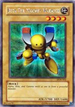 Beta the Magnet Warrior - DOR-002 - Secret Rare - Unlimited Edition DMG Yugioh D - Image 1