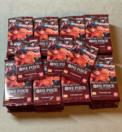 83 English One Piece TCG Paramount War Booster Packs - OP02 Factory Sealed - Image 1