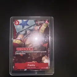One Piece Card Game TCG Franky Card OP01-021 Winner - Image 1