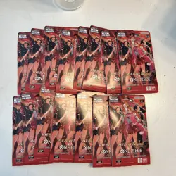 One Piece Heroines Edition English EB-03 Sleeved Booster Pack Lot Of 15 In Hand - Image 1