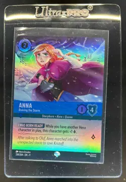 2025 Disney Lorcana EN 9 Anna Frozen Foil #218/204 - Image 1