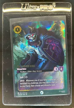 2025 Disney Lorcana EN 10 The Horned King Enchanted #226/204 - Image 1
