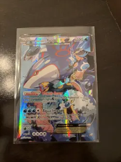 Team Aqua's Kyogre EX Double Crisis 6/34 Ultra Rare Pokemon Card - LP - Image 2