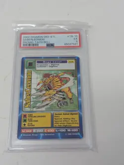 SaberLeomon Tb-10 | Digimon Digi-Battle Taco Bell Promo Card | Bandai 2000 PSA 5 - Image 1