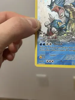 SWIRL 🌀💫 MP Gyarados 21/98 XY Ancient Origins Cosmos Holo Rare Pokemon Card - Image 4