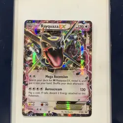 Pokemon TCG Rayquaza EX XY69 Promo Holo Basic XY 170HP English Card - Image 1