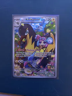 Pokemon TCG Iono's Kilowattrel Card Journey Together IR 163/159 - Image 2