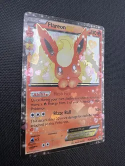 Flareon EX Ultra Rare Holo Full Art Card RC28/RC32 Pokemon TCG - MP - Image 2