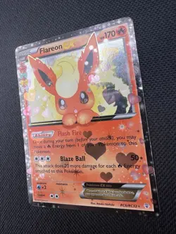 Flareon EX Ultra Rare Holo Full Art Card RC28/RC32 Pokemon TCG - MP - Image 3