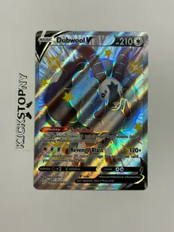 Dubwool V SV120/SV122 Ultra Rare Holo Shiny Vault Shining Fates Pokemon Card NM - Image 1