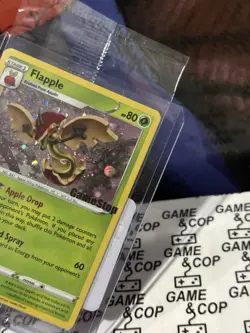 Pokemon Flapple GameStop Promo Holo Card 022/192 Factory Sealed With SWIRL - Image 2