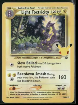 Light Toxtricity - Promo SWSH: Sword & Shield Promo Cards SWSH137 NM - Image 1