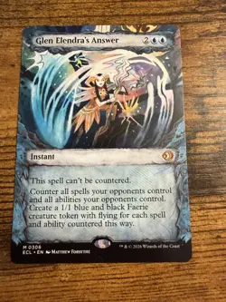 MTG Lorwyn Eclipsed SHOWCASE Glen Elendra's Answer - Image 1