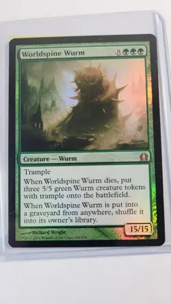 Worldspine Wurm Return to Ravnica RTR Foil 140 Mythic Rare Mint NM Unplayed - Image 1