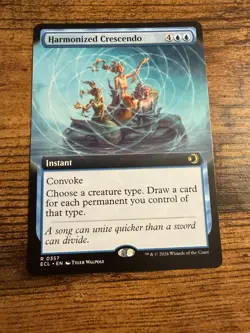 MTG Lorwyn Eclipsed Extended Art Harmonized Crescendo - Image 1