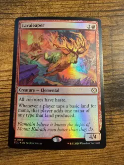 MTG Lorwyn Eclipsed FOIL Lavaleaper - Image 1