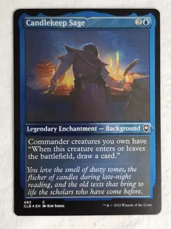 Candlekeep Sage Enchantment Foil Magic the Gathering - Image 1