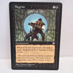 Megrim Stronghold 1998 MTG Magic the Gathering - Image 1