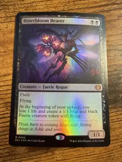MTG Lorwyn Eclipsed FOIL Bitterbloom Bearer - Image 1