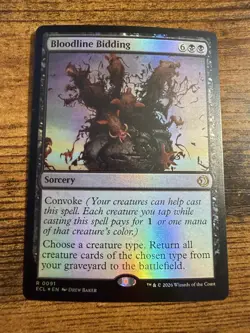 MTG Lorwyn Eclipsed FOIL Bloodline Bidding - Image 1