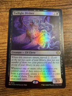 MTG Lorwyn Eclipsed FOIL Twilight Diviner - Image 1