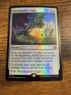MTG Lorwyn Eclipsed FOIL Morningtide's Light - Image 1