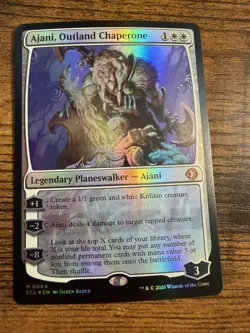 MTG Lorwyn Eclipsed FOIL Ajani Outland Chaperone - Image 1