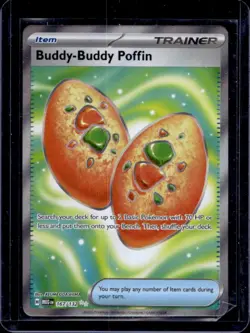 2025 Pokemon Mega Evolution Buddy-Buddy Poffin Ultra Rare #167/132 - Image 1
