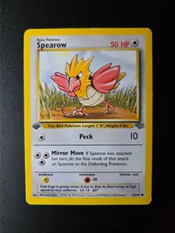Spearow [1st Edition] #62 Pokemon Jungle HP - Image 3