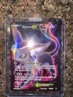 Espeon EX 117/122 Pokemon Breakpoint XY Full Art Ultra Rare Card - Image 1